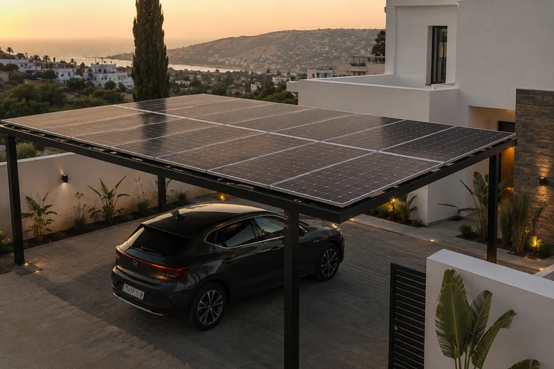 Carport solaire, Tanger